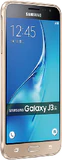 Samsung Galaxy j3 2016 goud voorkant linkerzijkant