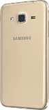 Samsung Galaxy j3 2016 goud achterkant linkerzijkant