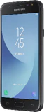 Samsung Galaxy j3 2017 zwart voorkant rechterzijkant