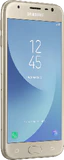 Samsung Galaxy j3 2017 goud voorkant linkerzijkant