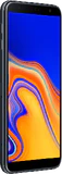 Samsung Galaxy j4 plus svart foran venstre side