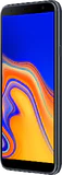 Samsung Galaxy j4 plus svart foran høyre side