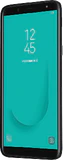 Samsung Galaxy J6 zwart voorkant rechterzijkant