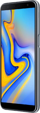 Samsung Galaxy j6 plus copertina frontale lato destro grigio