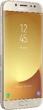 Samsung Galaxy j7 2017 goud voorkant linkerzijkant