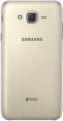 Samsung Galaxy J7 Duos gold back