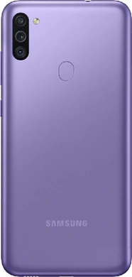 Samsung Galaxy M11 paars achterkant