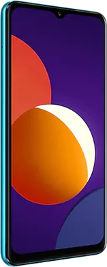 Samsung Galaxy M12 grön front vänster sida