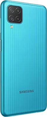 Samsung Galaxy M12 grön tillbaka höger sida