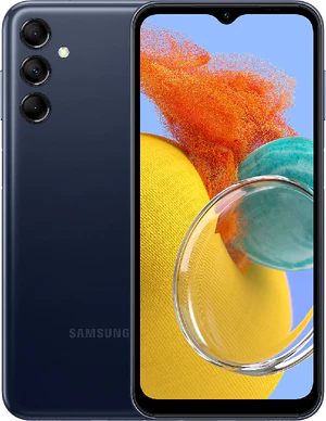Samsung Galaxy M14 5G dark blauw overzicht