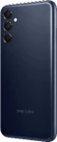 Samsung Galaxy M14 5G dark blauw achterkant linkerzijkant