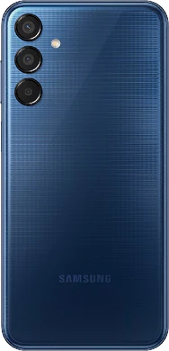 Samsung Galaxy M15 5G dark blå tillbaka