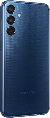 Samsung Galaxy M15 5G dark blå tillbaka höger sida