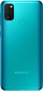 Samsung Galaxy M21 groen achterkant