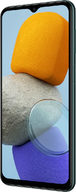 Samsung Galaxy M23 verde copertina frontale lato destro