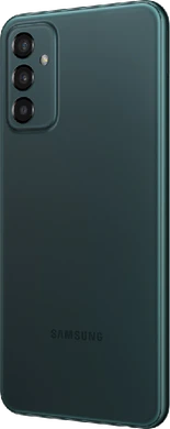 Samsung Galaxy M23 verde indietro lato sinistro