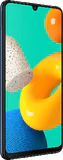 Samsung Galaxy M32 zwart voorkant linkerzijkant