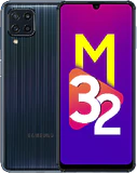 Samsung Galaxy M32 zwart overzicht