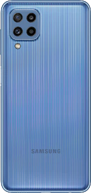 Samsung Galaxy M32 blauw achterkant