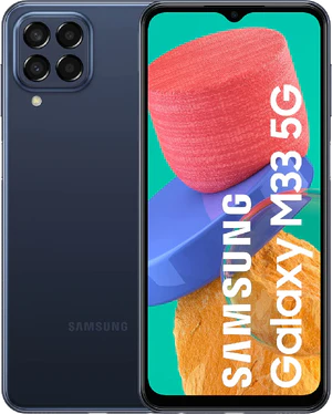 Samsung Galaxy M33 5g blue overview