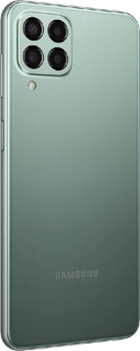 Samsung Galaxy M33 green back right side