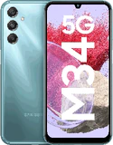 Samsung Galaxy M34 5G blauw overzicht
