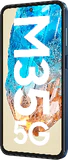 Samsung Galaxy M35 5G dark blauw voorkant rechterzijkant
