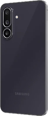 Samsung Galaxy M36 5G zwart achterkant linkerzijkant