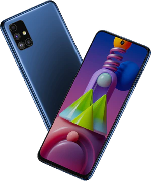 Samsung Galaxy M51 blå Översikt