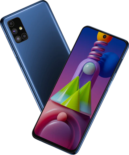 Samsung Galaxy M51 blue overview Samsung Galaxy M51 blue overview