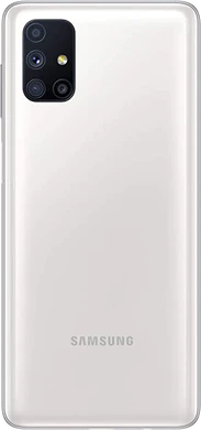 Samsung Galaxy M51 vit tillbaka