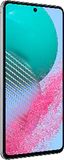 Samsung Galaxy M54 zilver voorkant linkerzijkant
