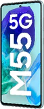 Samsung Galaxy M55 5G green front right side