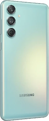 Samsung Galaxy M55 5G green back right side