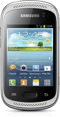 Samsung Galaxy Music voorkant grijs