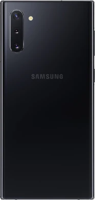 Samsung Galaxy Note 10 sort bagside