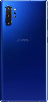 Samsung Galaxy note 10 plus achterkant blauw