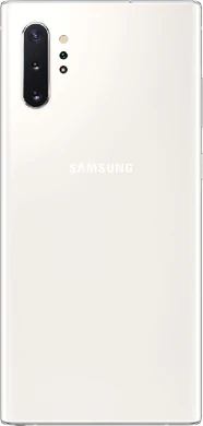 Samsung Galaxy note 10 plus achterkant wit