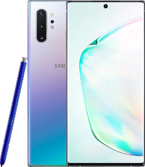 Samsung Galaxy note 10 plus zilver overzicht