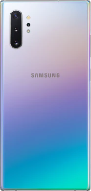 Samsung Galaxy note 10 plus zilver achterkant