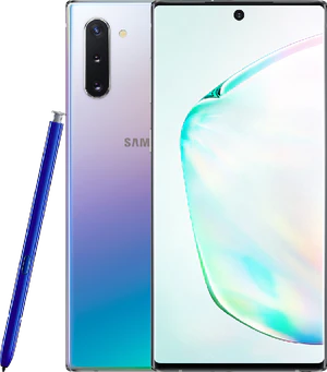 Samsung Galaxy Note 10 sølv oversigt
