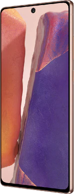 Samsung Galaxy Note 20 4G bronzo copertina frontale lato destro