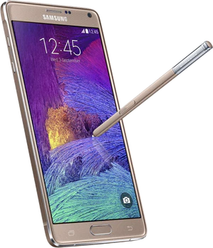 Samsung Galaxy Note 4 goud spen