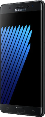 Samsung Galaxy Note 7 sort front højre side