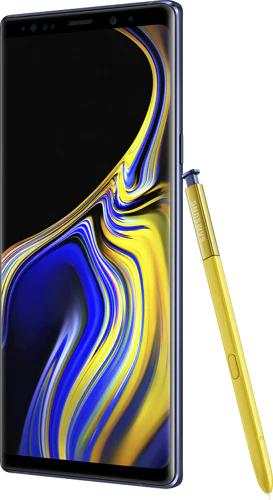 Samsung Galaxy Note 9 blauw overzicht Samsung Galaxy Note 9 blauw overzicht