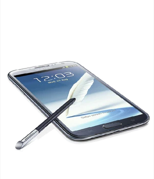 Samsung Galaxy Note II schuin 2 blauw