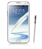 Samsung Galaxy Note II voorkant wit