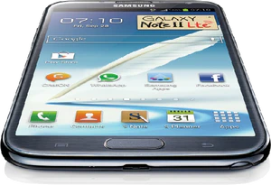 Samsung Galaxy note ii N7105 grijs onderkant liggend