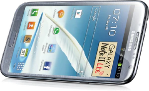 Samsung Galaxy note ii N7105 grijs gedraaid schuin