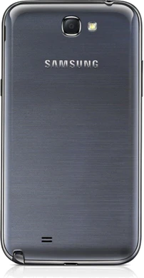 Samsung Galaxy Note II achterkant blauw